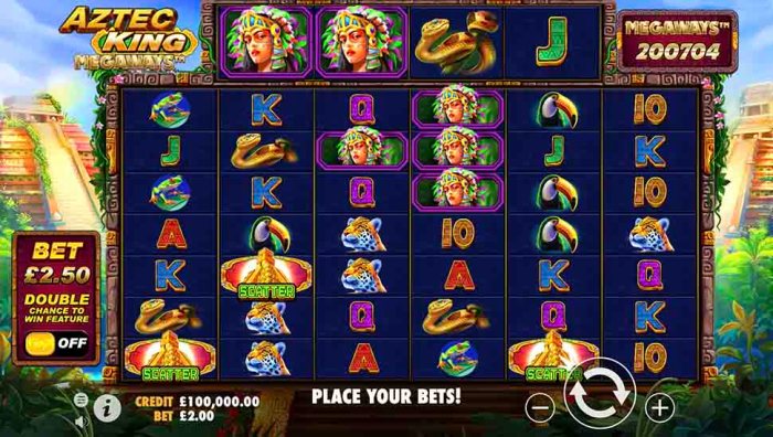 Panduan Slot Online Terbaik Aztec King Megaways